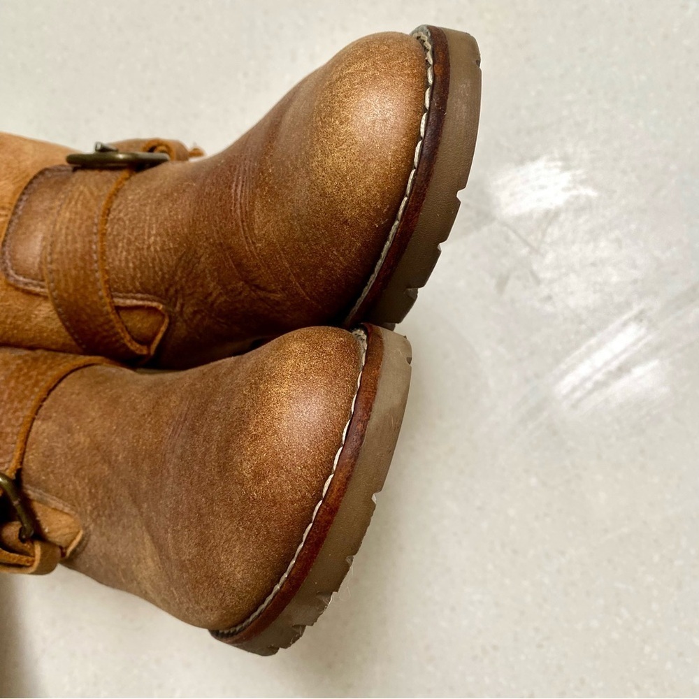 Rare ROOTS shearling TRIBE winter boots w cabin cottage farmhouse vibe - Picture 13 of 16